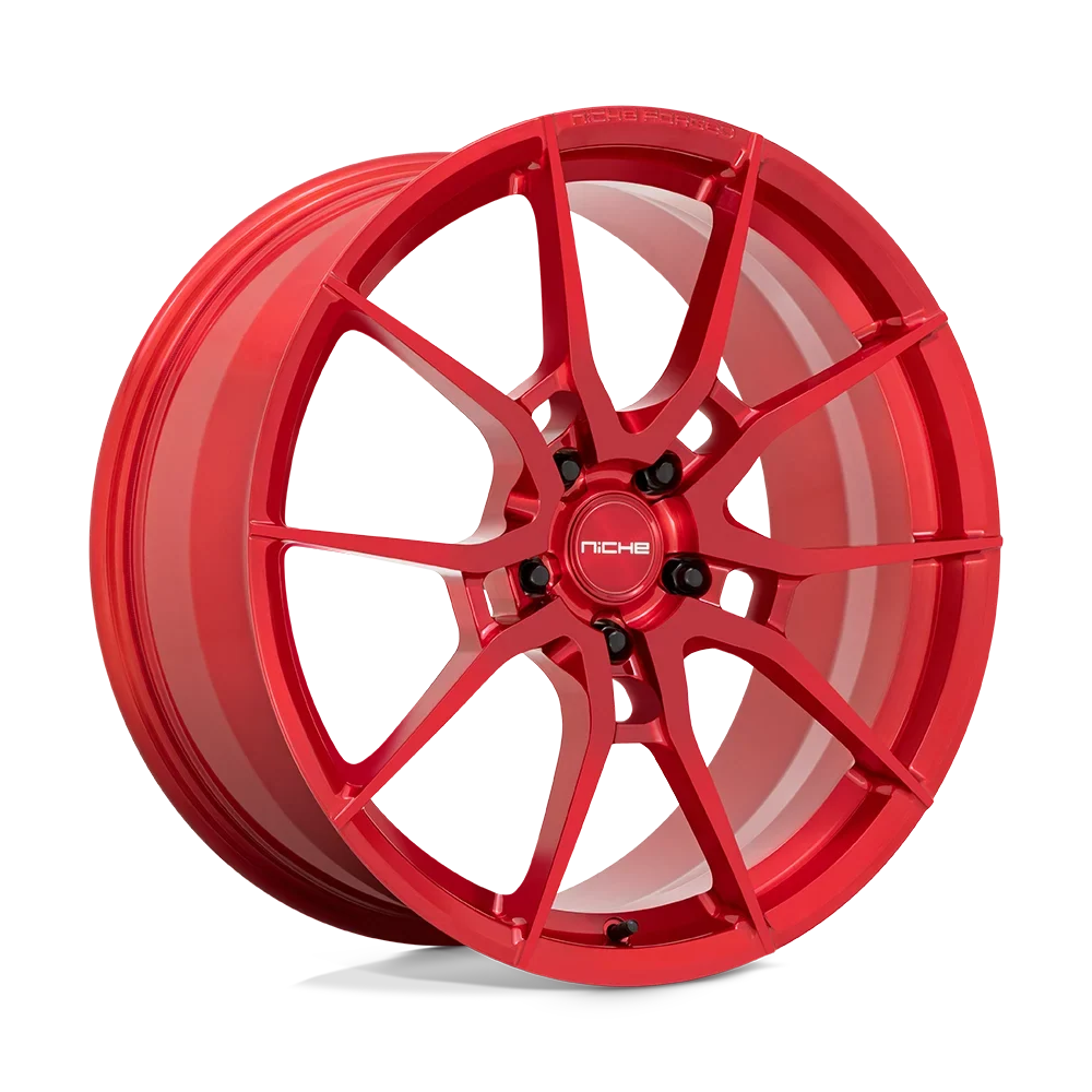 T113200013+25 Rim M113 Forged Niche Mono Monoblock 25MM, 20X10 5X120 RED