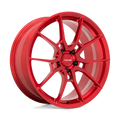 T113200013+25 Rim M113 Forged Niche Mono Monoblock 25MM, 20X10 5X120 RED