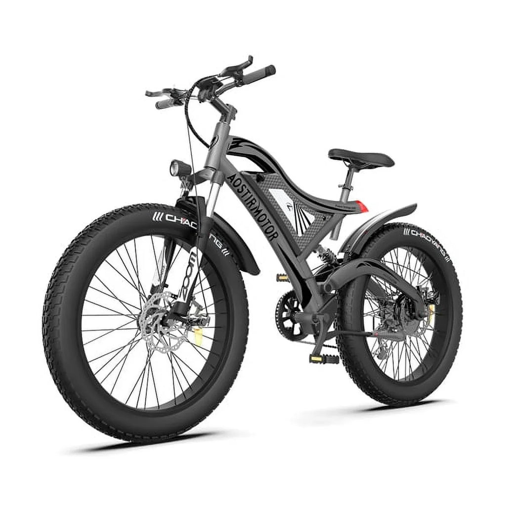 Bicycle Tire Mountain AOSTIRMOTOR Fat In. Electric Hot Electric 26 Bike Adults