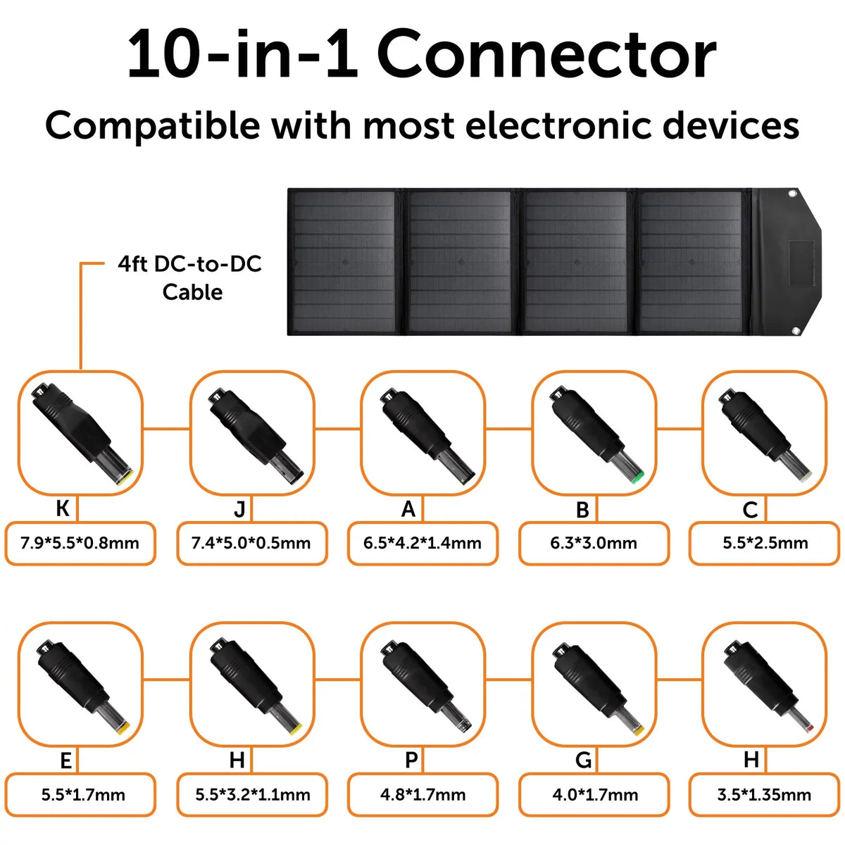 Alpha Folding Panel Solar Charger Digital