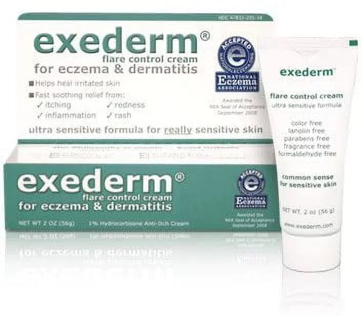 Flare (Pack Eczema 3) Control oz 2 for Cream Dermatitis of Exederm &