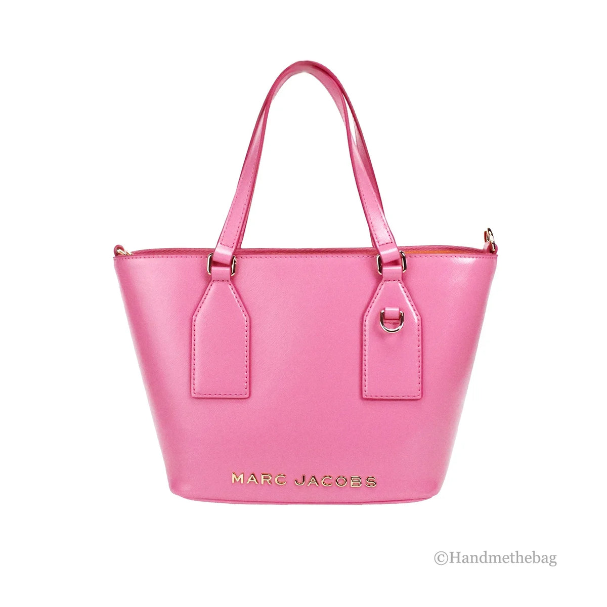 Marc Small Pink Candy Tote Leather Crossbody Jacobs Saffiano Bag