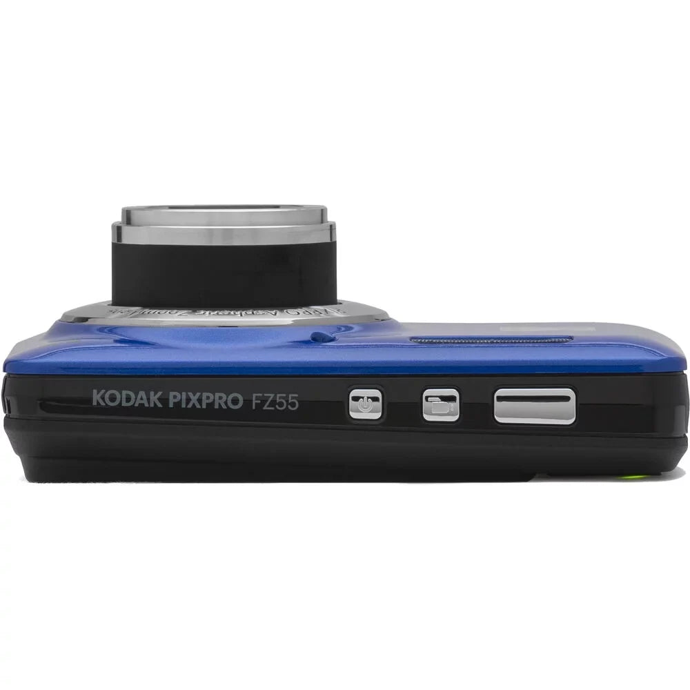 Camera FZ55 +Tripod PIXPRO Extra Digital Case + Battery + Kodak Kit -64GB (Blue)