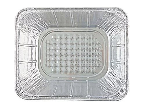 Pan Steam TruFit Half-Size Aluminum of 100) Table Extra-Deep (Pack Foil Comb w/Lid Handi-Foil