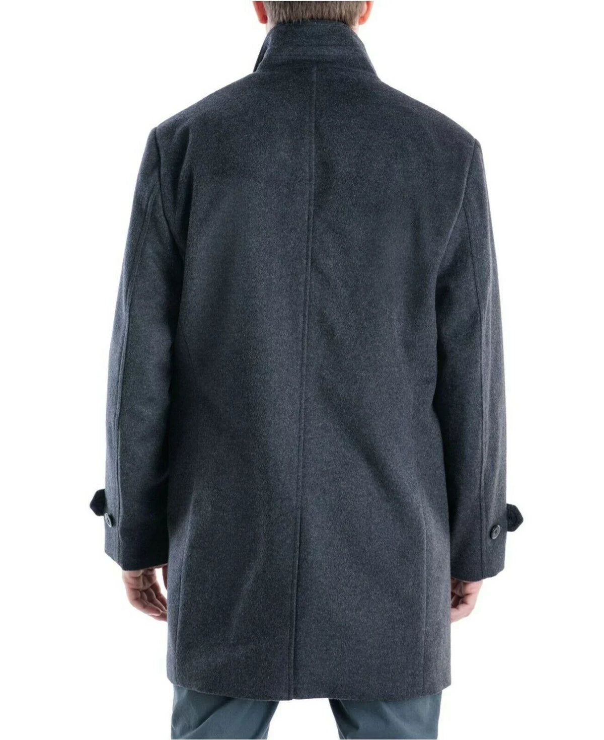 Clark Gray, Classic-Fit Men's Fog London 38S Overcoat,
