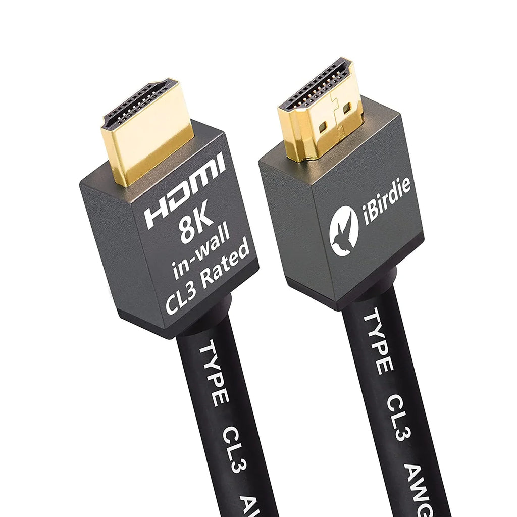 8K60Hz ARC Cable 2.3 Rated 2.1 eARC Compatible 2.2 CL3 HDMI Wall Feet Ultra in Speed High HDCP 15 8K 4K120Hz