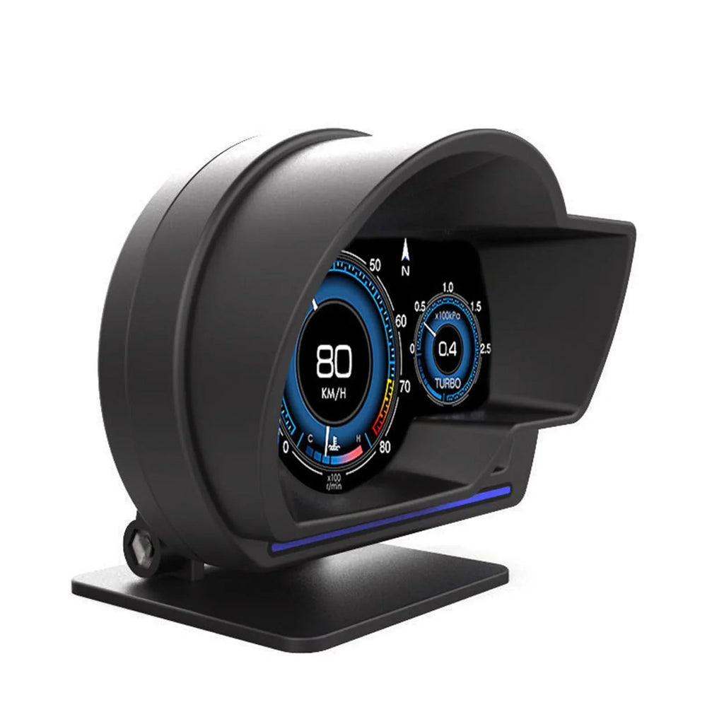Alarm OBD Safe Definition Fault OBDⅡ+GPS Vehicles Fault Tool Speedometer All Elimination Computer Display, Driving Gauge High Overspeed Car Diagnostic Smart for HUD Car Code