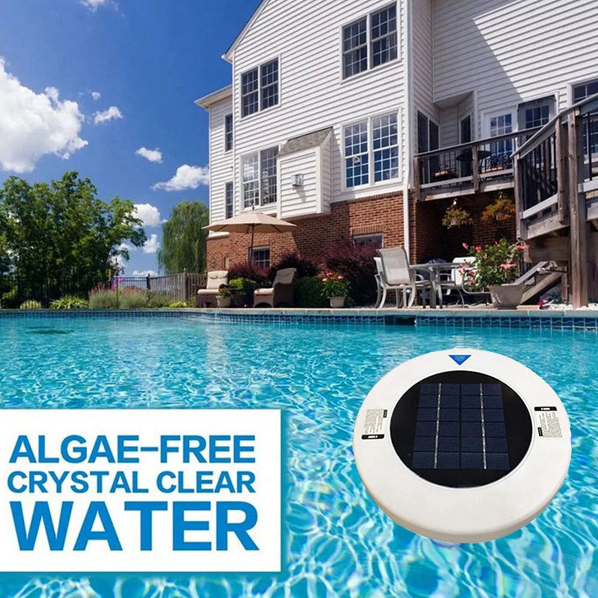 Pool, Ion Purifier Water Swimming Pool Copper Silver Solar-Ionizer Swimming