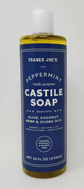 Soap oz/434 Peppermint Oils 16 ml Multi-Purpose 1) (Pack Hemp, Castile Olive, Made With Jojoba Joe's Trader and of Coconut, fl