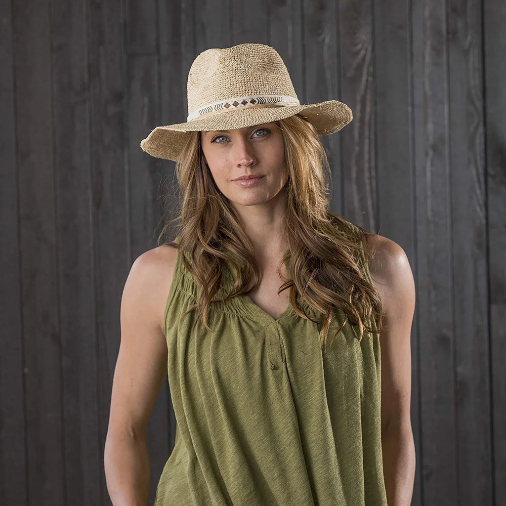 Standard Women's Straw Woven Whicker Pistil Size Hat, Sun Janis One