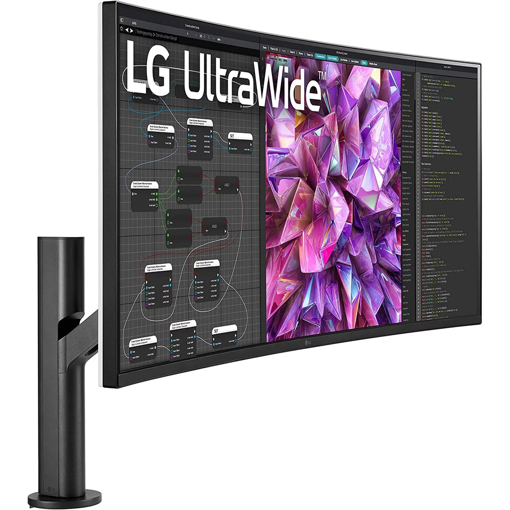LCD Screen Monitor, 21:9 Class 38" 38WQ88C-W Ultrawide UW-QHD+ Curved LG
