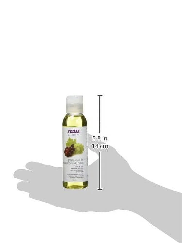 NOW Oil, ML Grape Seed 118 FOODS