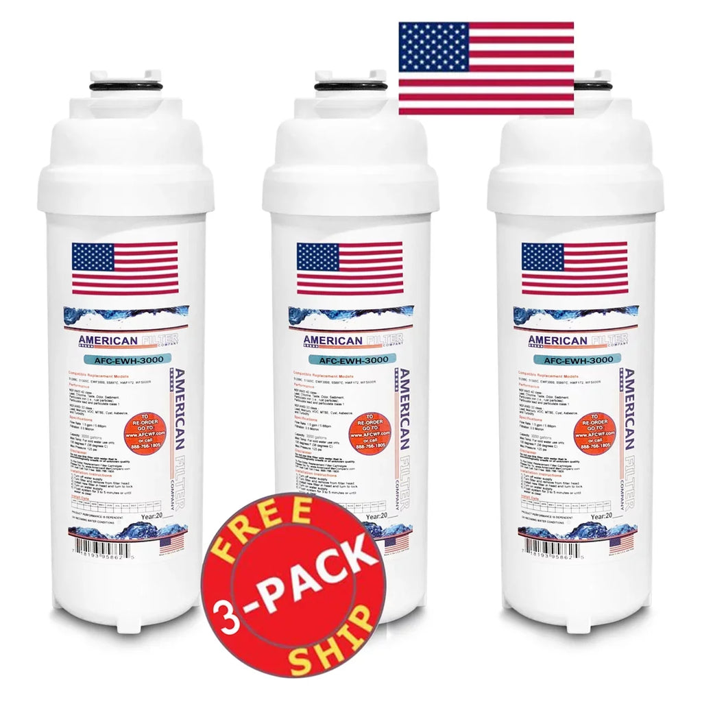 Compatible Made AFC , LZSTL8WSVRLK , # - WaterSentry® U.S.A. with Pack 3 - , Brand in Model Water Filters AFC-EWH-3000
