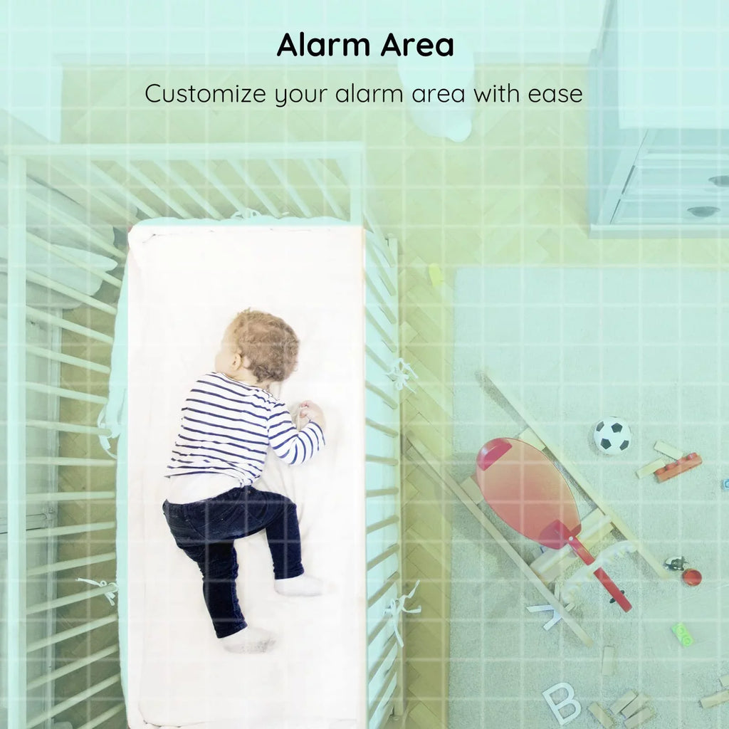 Detection 300M Monitor Night Video BOIFUN Vision, Monitor Remote & APP, Auto Motion Audio Smart Pan-Tilt-Zoom, Camera with Baby Baby with 5'' and Range, Long Track, 1080P, Two-way