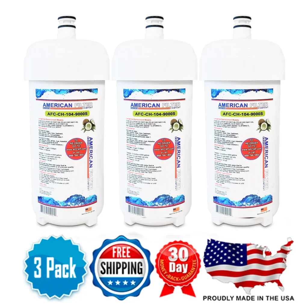 , AFC - AFC-CH-104-9000S Cuno® Water , Brand # 3 , in U.S.A. - with Model Made Filters Filters Compatible 55817-22