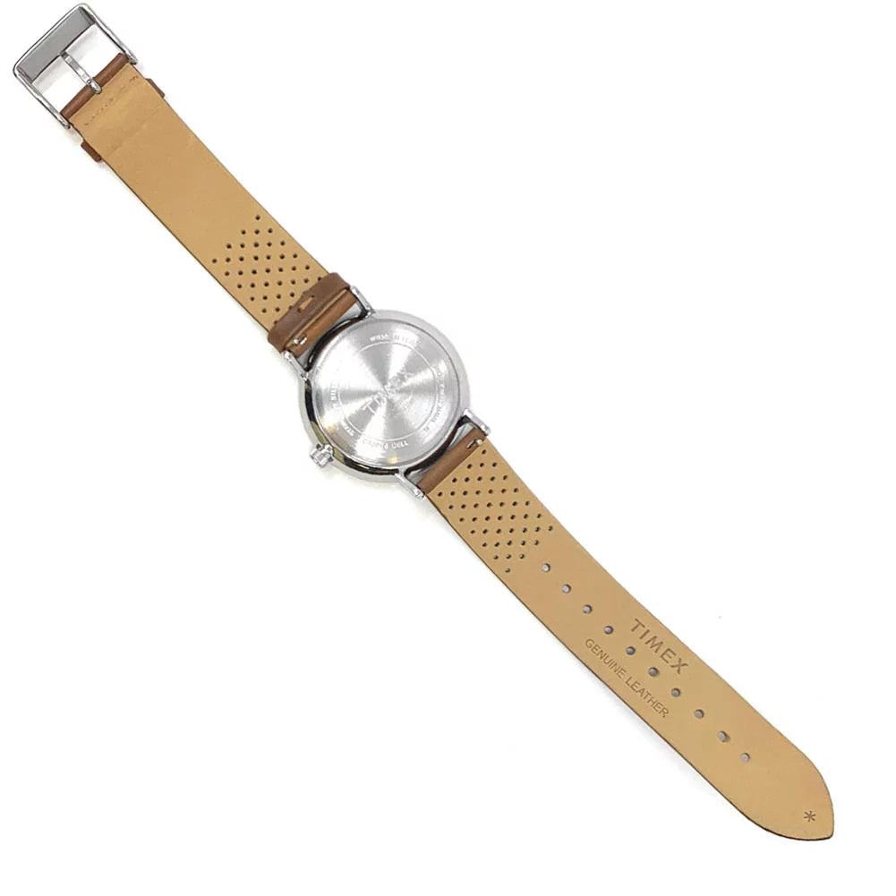 Leather Watch Whites Timex Saint Bright Timex Blues Womens Louis St