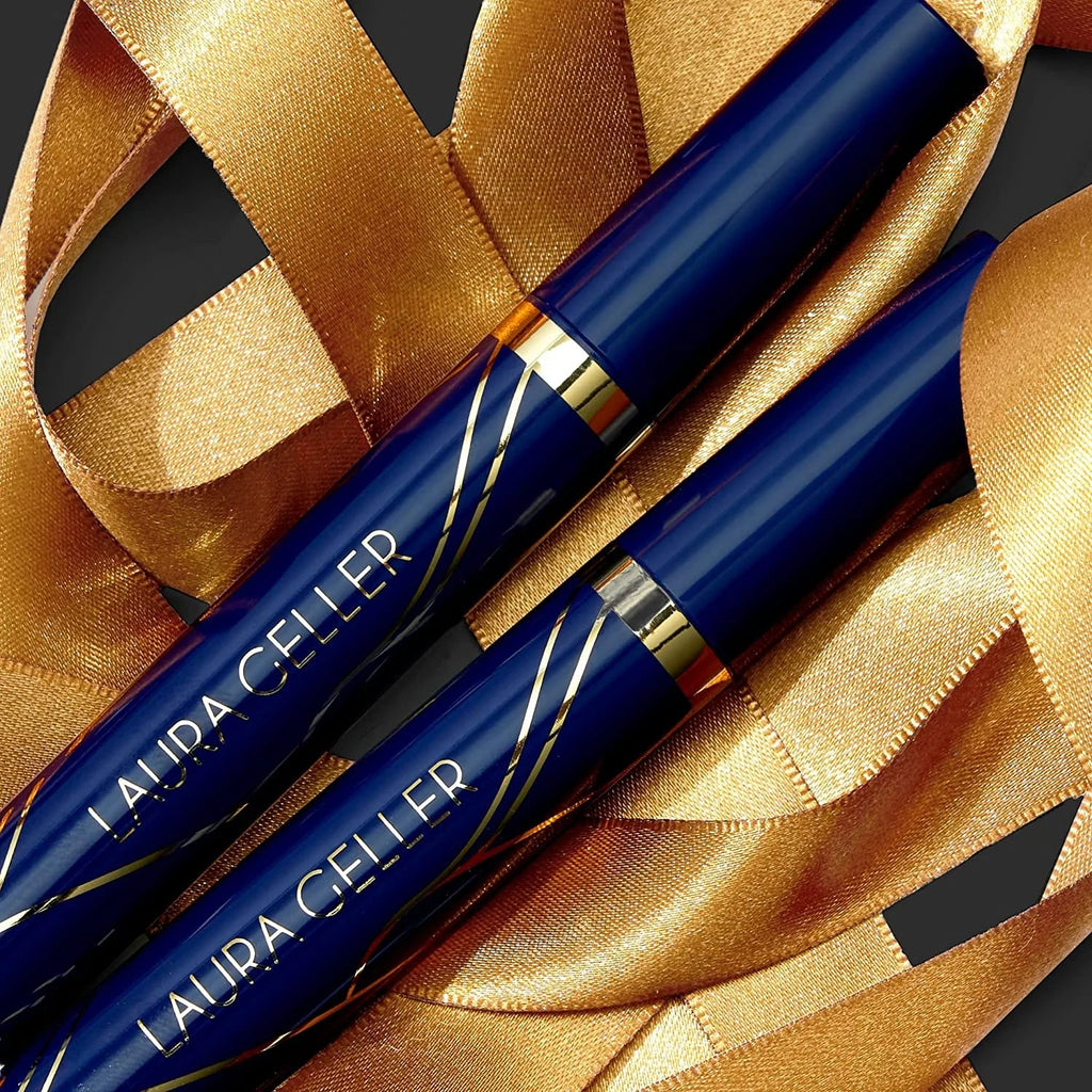 Black Always in LAURA Waterproof Duo Mascara NEW Lengthening There GELLER YORK