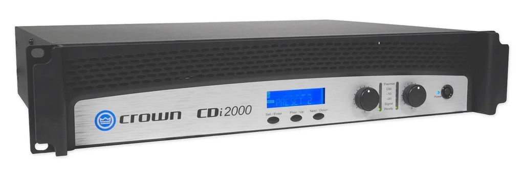 JBL 800w Background Front+2) Amplifier+10) 70V CDi2000 Crown Speakers Commercial