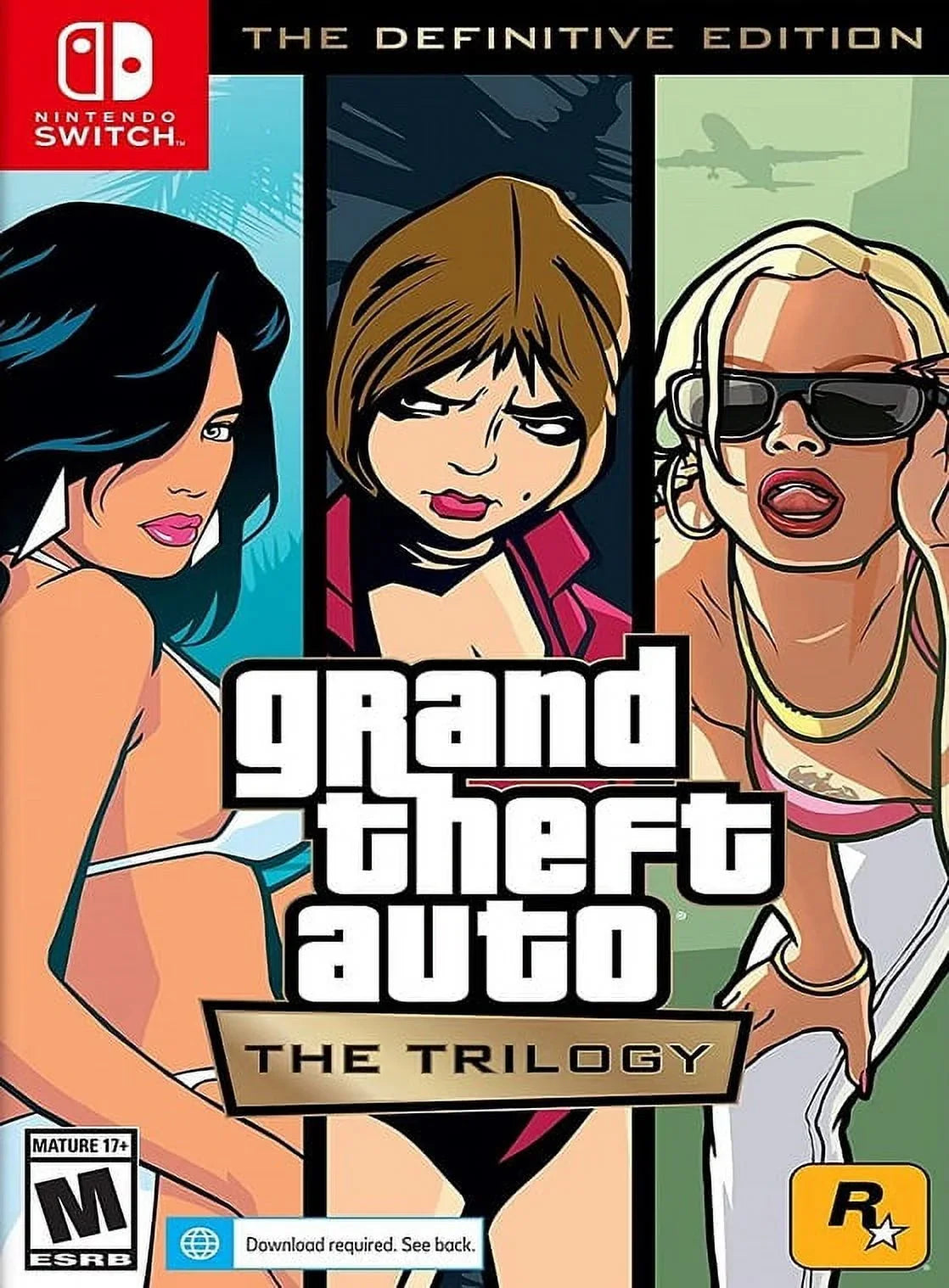 The Trilogy Restored - Game Grand Edition Switch, (Refurbished) The 2022) (Nintendo Definitive Theft Auto: Video