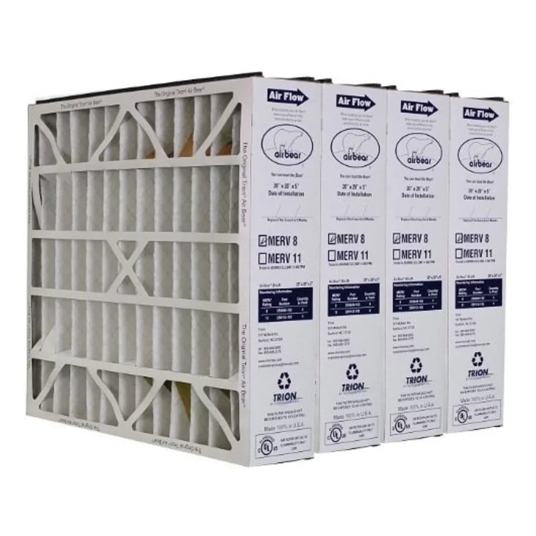 20 Pack) (4 Bear 5 20 x MERV Air Trion Purifier 255649-103 Air Inch Filter 8 x