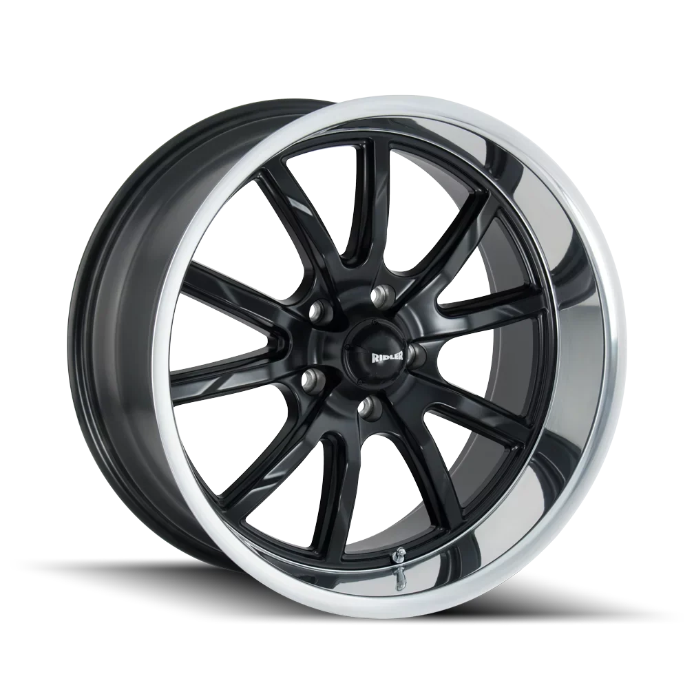 LIP RIDLER 83.82CB 20X8.5 BLACK/POLISHED 0ET 650 5X120.65 MATTE