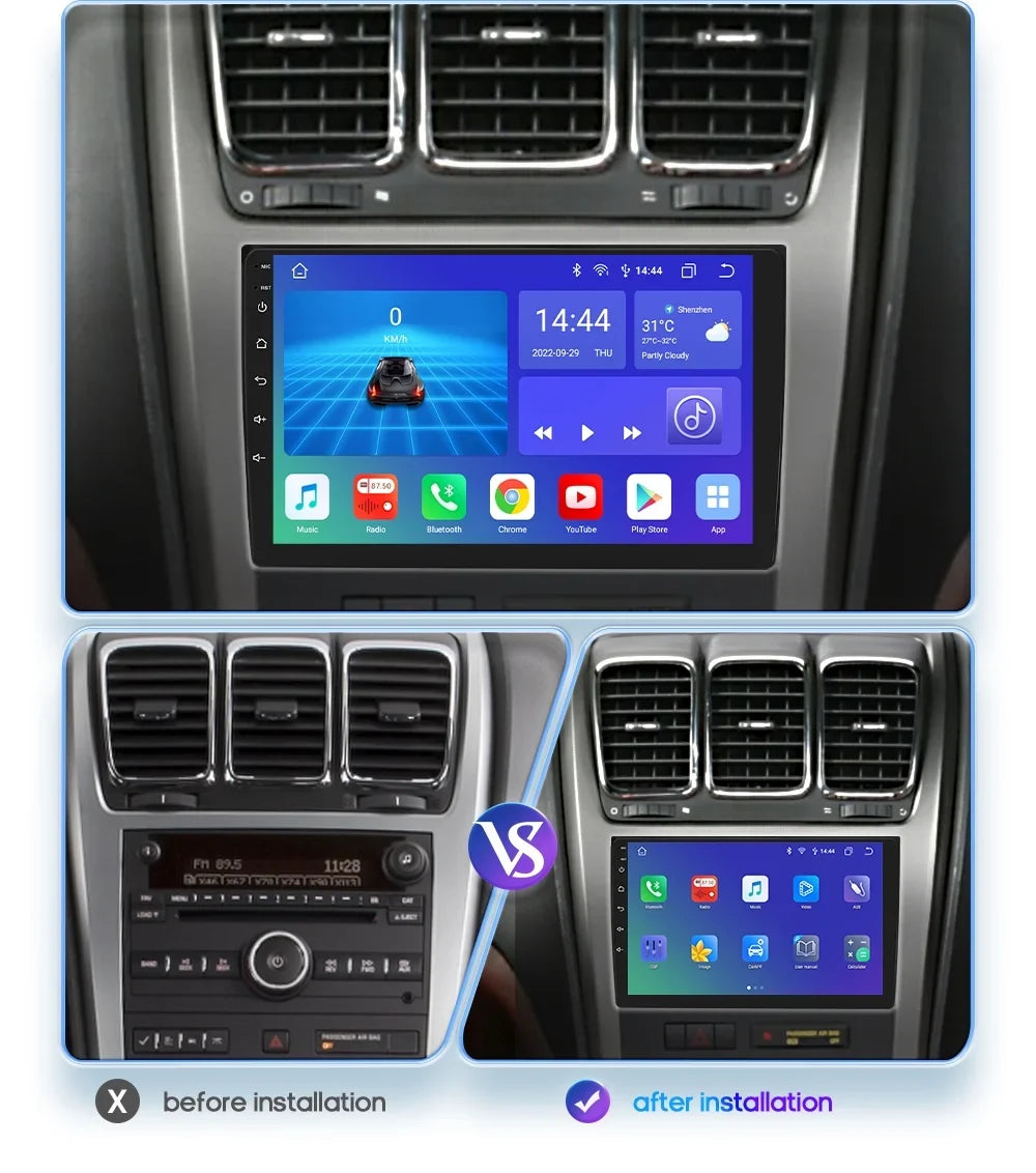 Radio 10.1 DSP 5.0 12 Car Hizpo GMC Savana Stereo 4GB Radio inch Android GPS Silverado With Bluetooth Chevrolet AM Buick Navigation 32GB Sierra Carplay For FM
