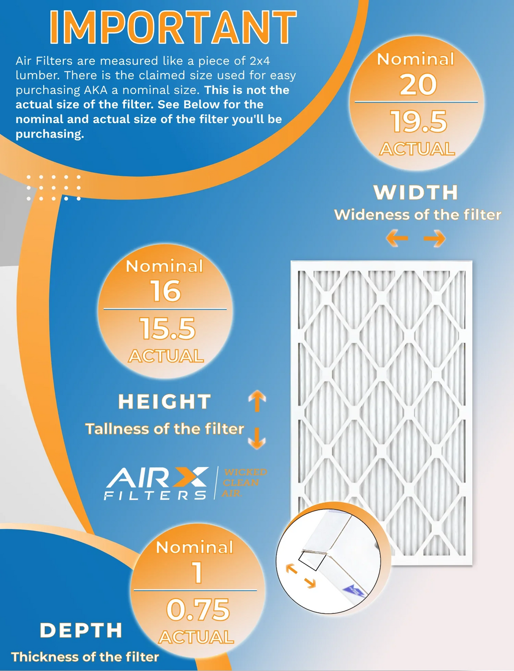 Pack of Rating, & Filter AIRX WICKED 11 Air 7 Comparable 1000, in to - Furnace FPR 1200 CLEAN MERV USA 16x20x1 MPR Made AIR. Filters by 12 FILTERS MPR