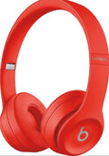Headphones Restored On-Ear by Wireless - Red Citrus - Dr. Dre MX472LL/A Solo (Refurbished) 3 Beats