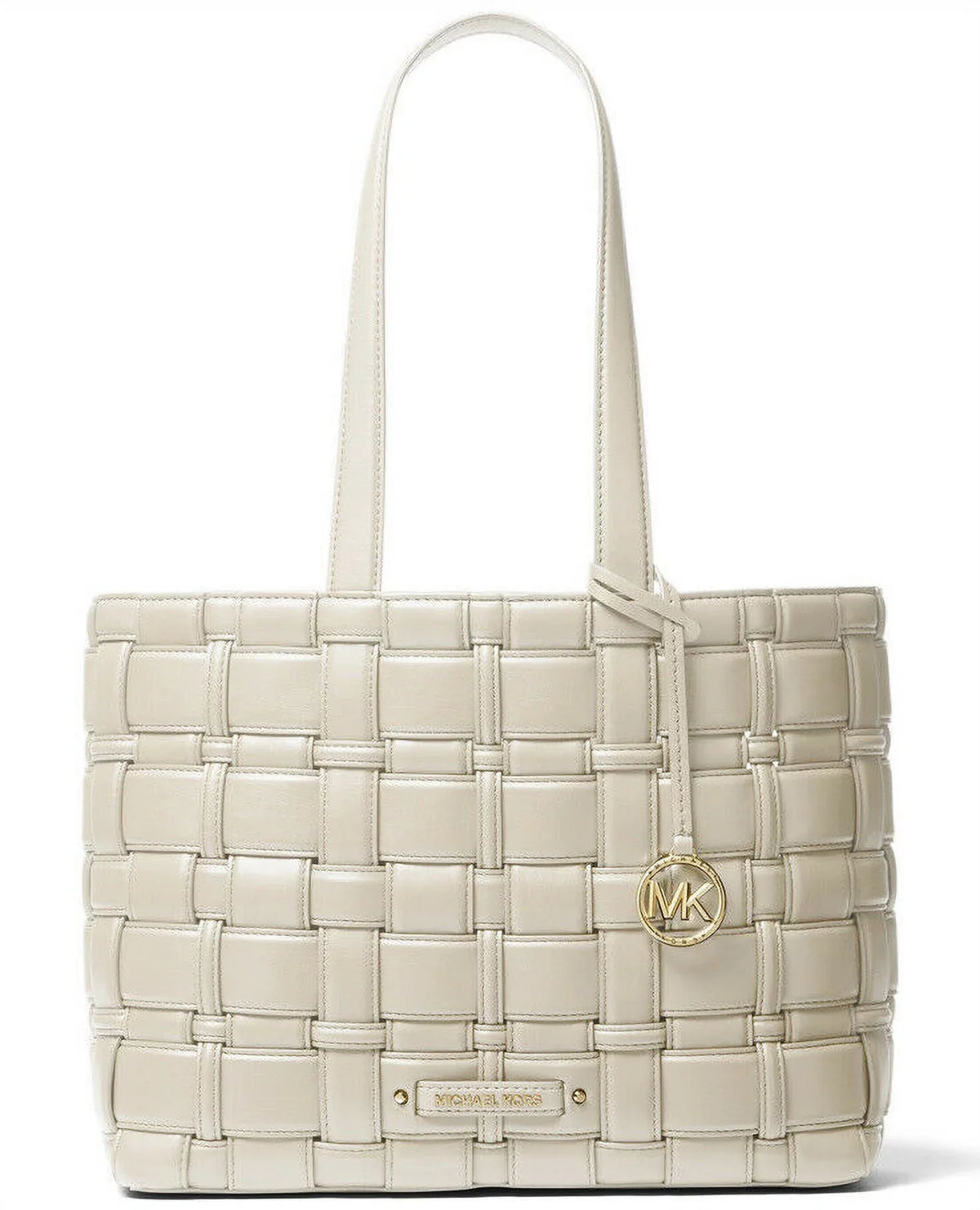Tote Light Kors East/West Medium Cream Michael Ivy