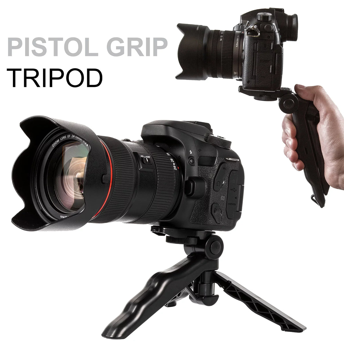 Card + Case Accessory ZeeTech Bundle 16-50mm (Black) Memory Mirrorless Vlog ZV-E10 Camera Tripod + + Lens 128GB Alpha With +