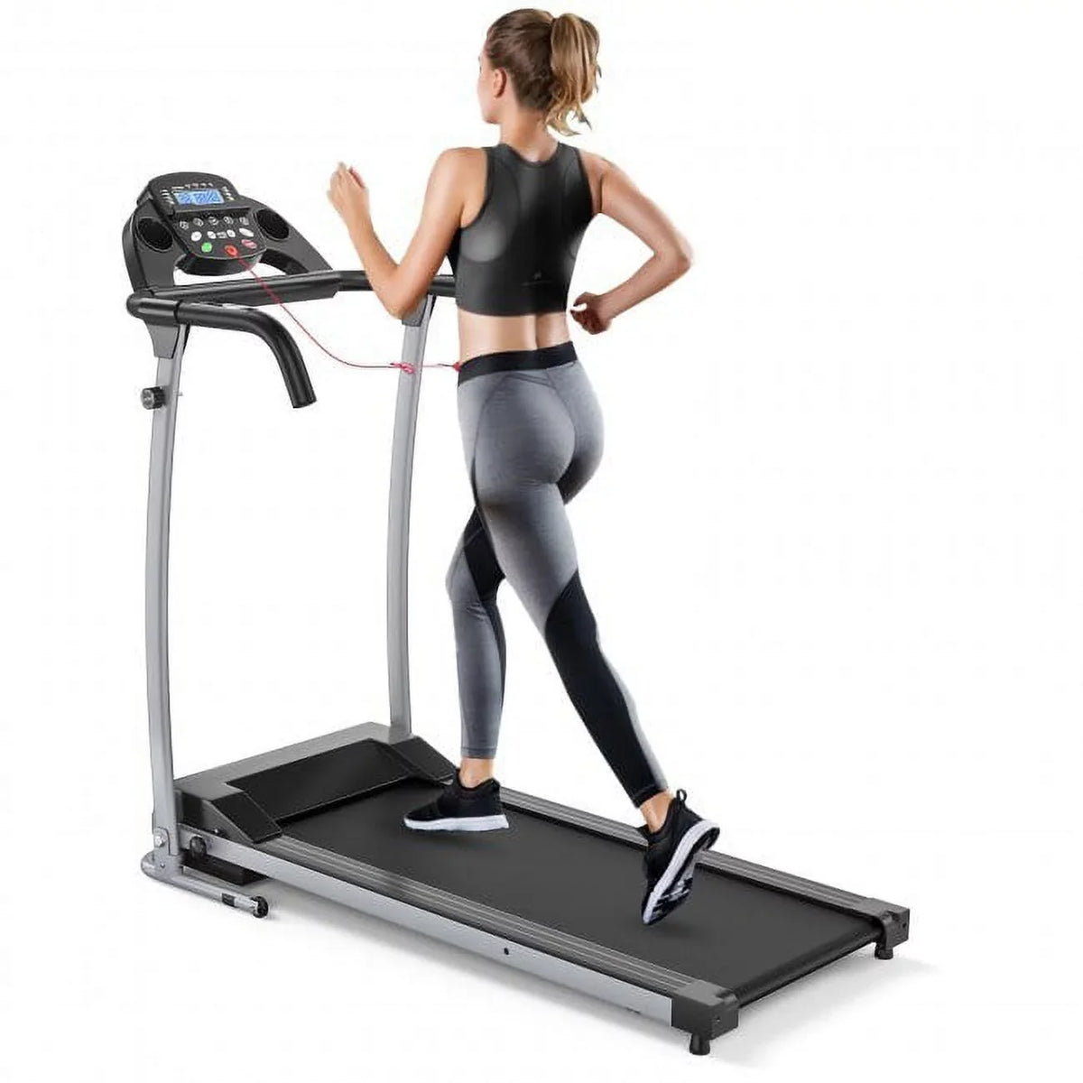 Treadmill Electric Display Up LED Compact Fitness Routine Your Folding Level