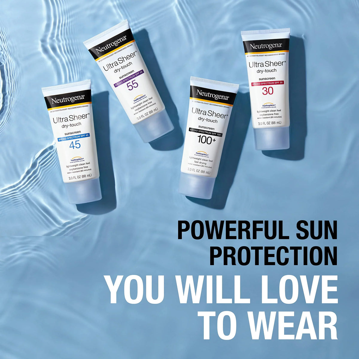 (Pack And Sheer Neutrogena Dry-Touch Oz, Water Spf With Non-Greasy 2) Ultra Broad Fl. Spectrum Resistant 45, Sunscreen Of Lotion 3