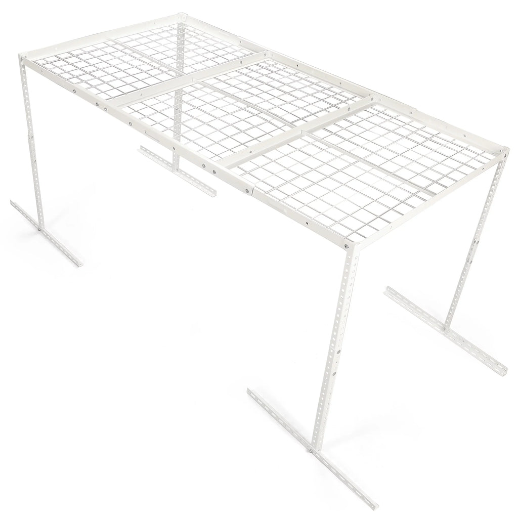 Width White Length Kojem 72" 36" Storage Garage 40" x 3x6 x Adjustable Ceiling Rack, Storage Height, Overhead