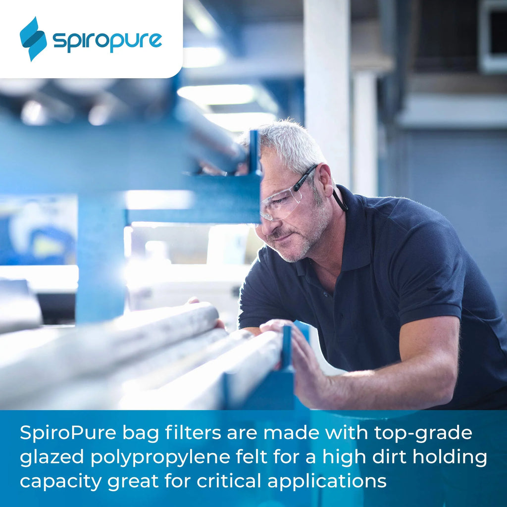 Nylon SpiroPure of SP-BN-410-600 BN-410-600 Monofilament 40) Micron Mesh (Case (10”) Woven Filter Bag Liquid 255015-03 600 #3