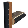 6' Capped Edge Top Bumper, Piling Dock End,