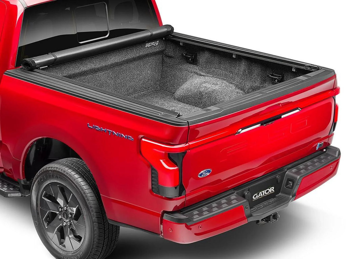 Cover Tonneau Bed With with by Deck Rail Out System Tundra SRX 5'7" 2022-2024 RealTruck Compatible Roll-up Gator