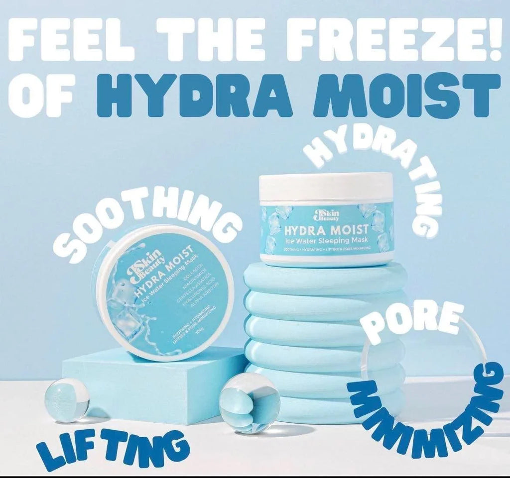 Ice EXPIRY DATES Skin Moist NO PRINTED 2 Beauty Mask Jars Water Sleeping J - Hydra