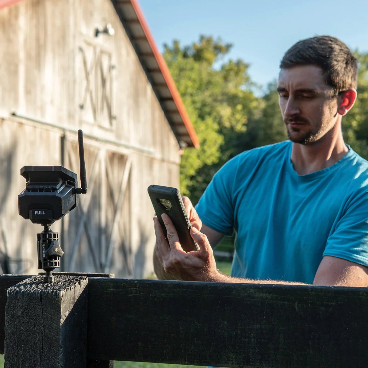 Cellular Outdoor (US Solar-Powered Nation LTE Security Wide V150 VOSKER 1202 Camera Network)