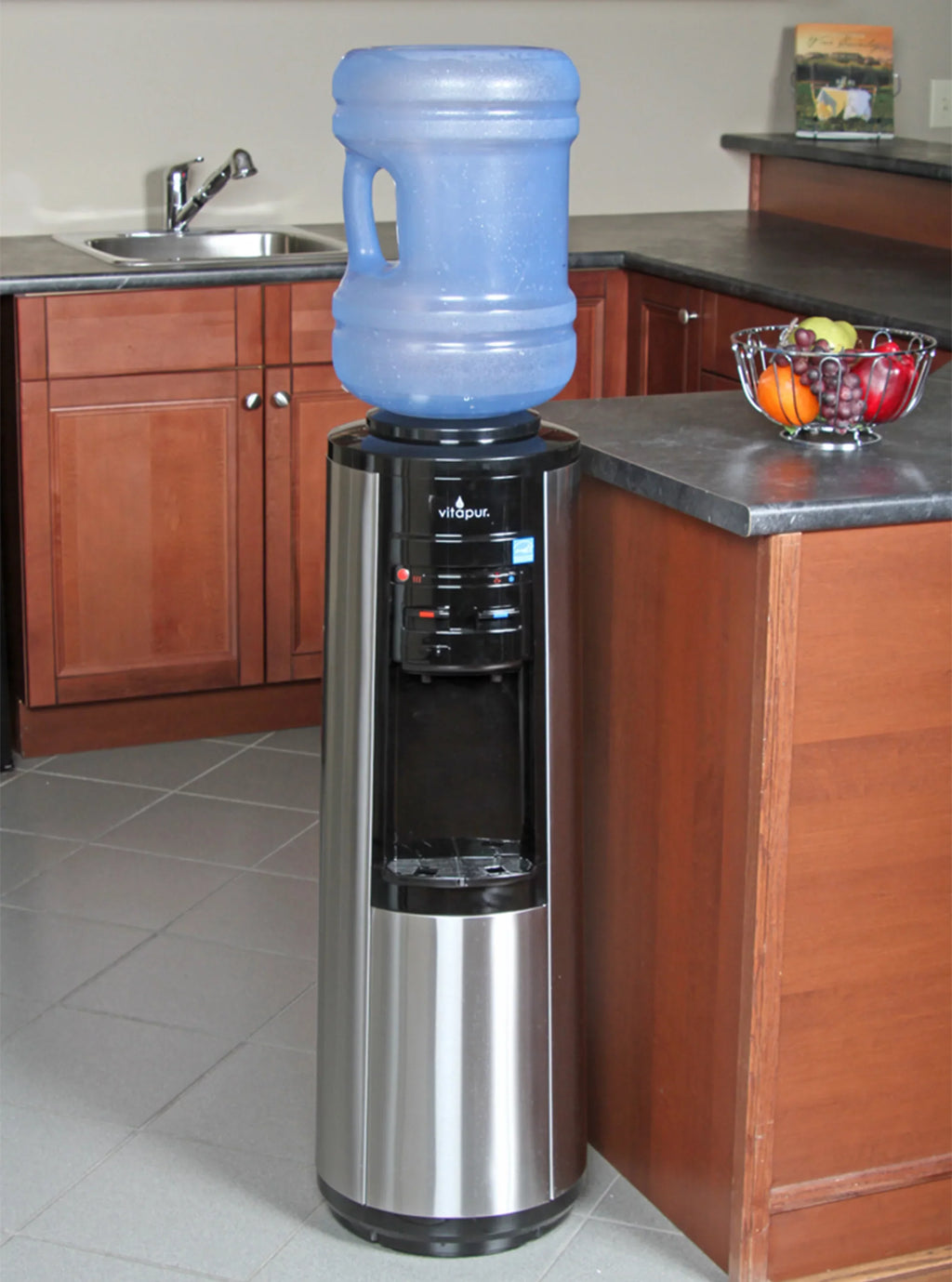 Cold) Stainless Dispenser Steel and Vitapur Load (Hot, Top Water Room