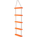 High-Visibility Portable Sea-Dog Boarding Nylon Ladder, Step Line Rope Polycarbonate Orange 582501 5 Emergency and