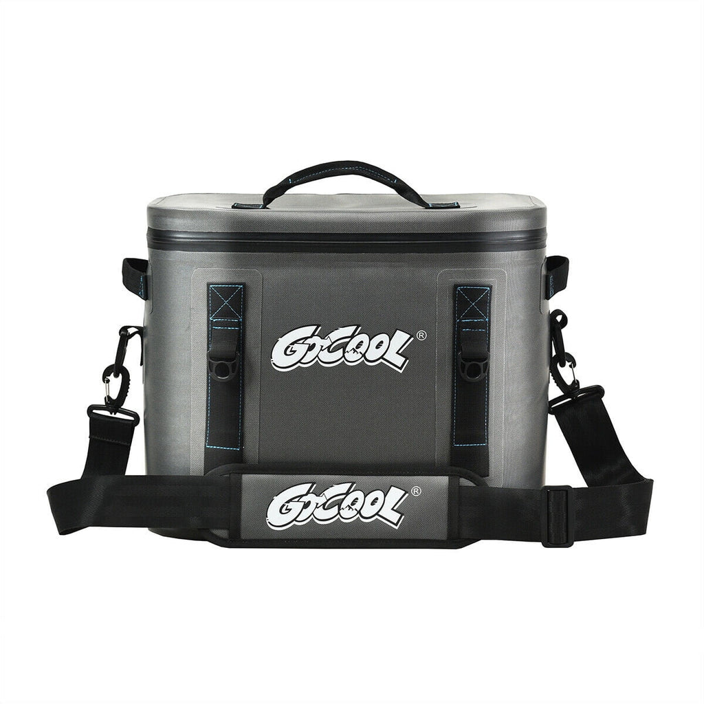 Cooler Bag Picnic For Portable Gymax Water-Resistant Soft 30 Cans Insulated Leak-Proof