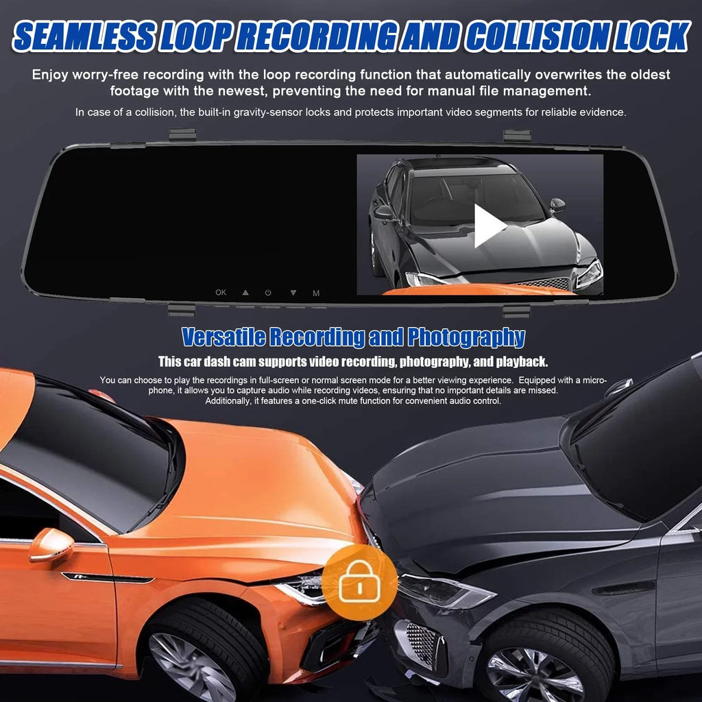 Dual 4.3 Camera DVR Screen Dash Dash Rear Inch Dash Apexeon Rear Camera Support 1080P Camera,Camera Inch Rear 4.3 Dual Reco Dash Reverse Cam Dazzduo Radars