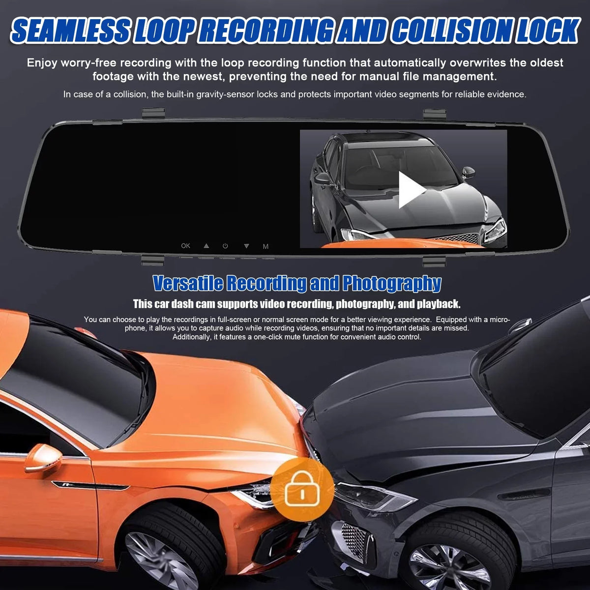 Dual 4.3 Camera DVR Screen Dash Dash Rear Inch Dash Apexeon Rear Camera Support 1080P Camera,Camera Inch Rear 4.3 Dual Reco Dash Reverse Cam Dazzduo Radars