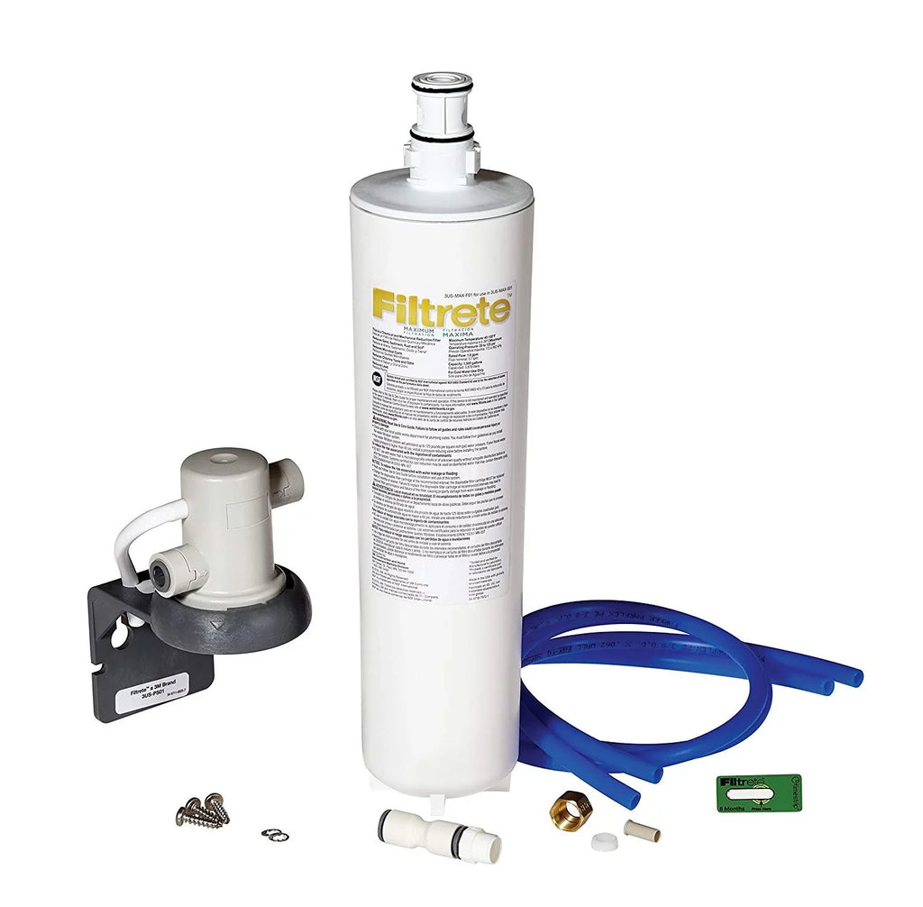 to Under Water Reduces Maximum Filtration More Much Lead 3US-MAX-S01 Filtrete System, + 99% Sink Install, Easy