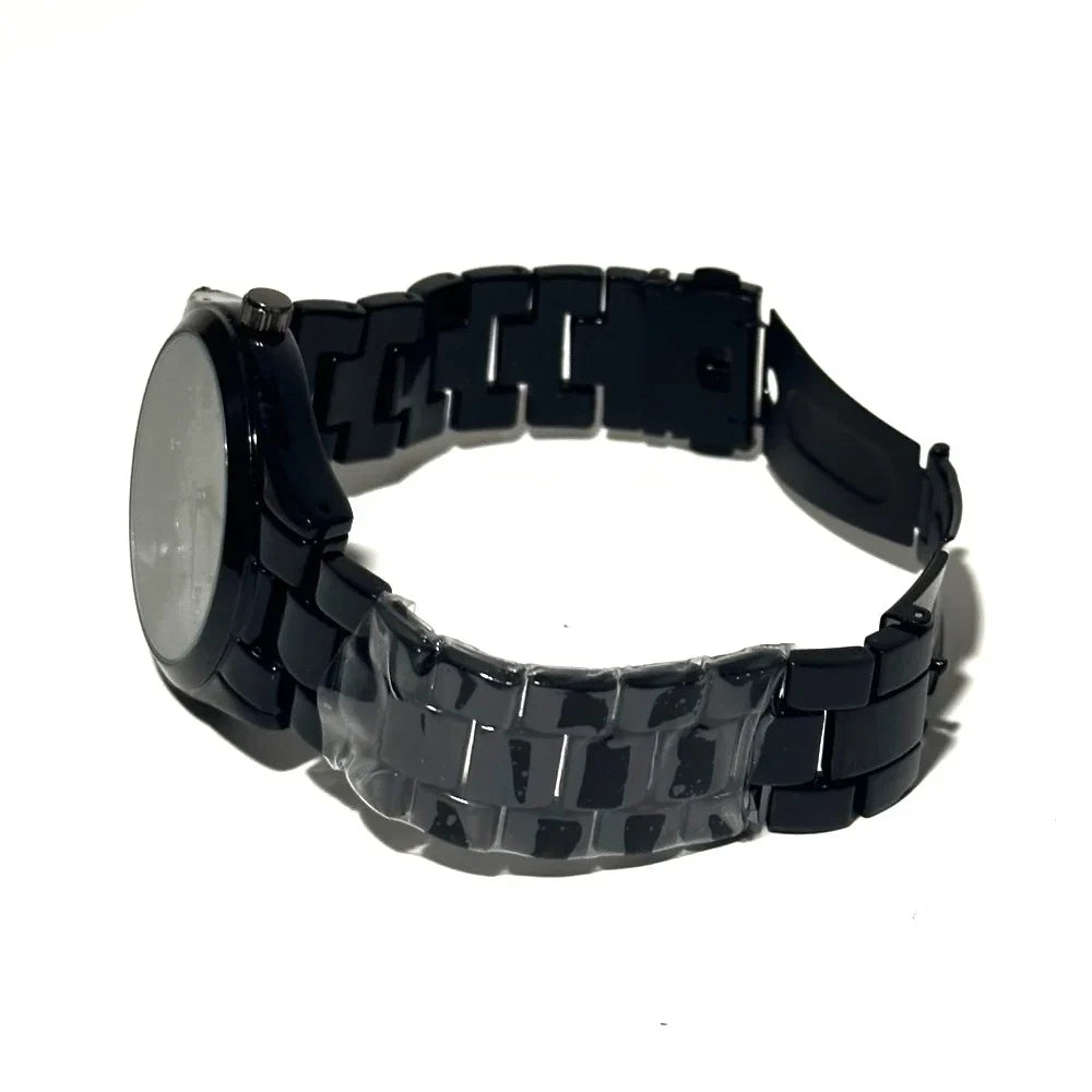 '- *See Like Stone Ceramic Black Description* New Faux Watch Charme Ceramic Timothy