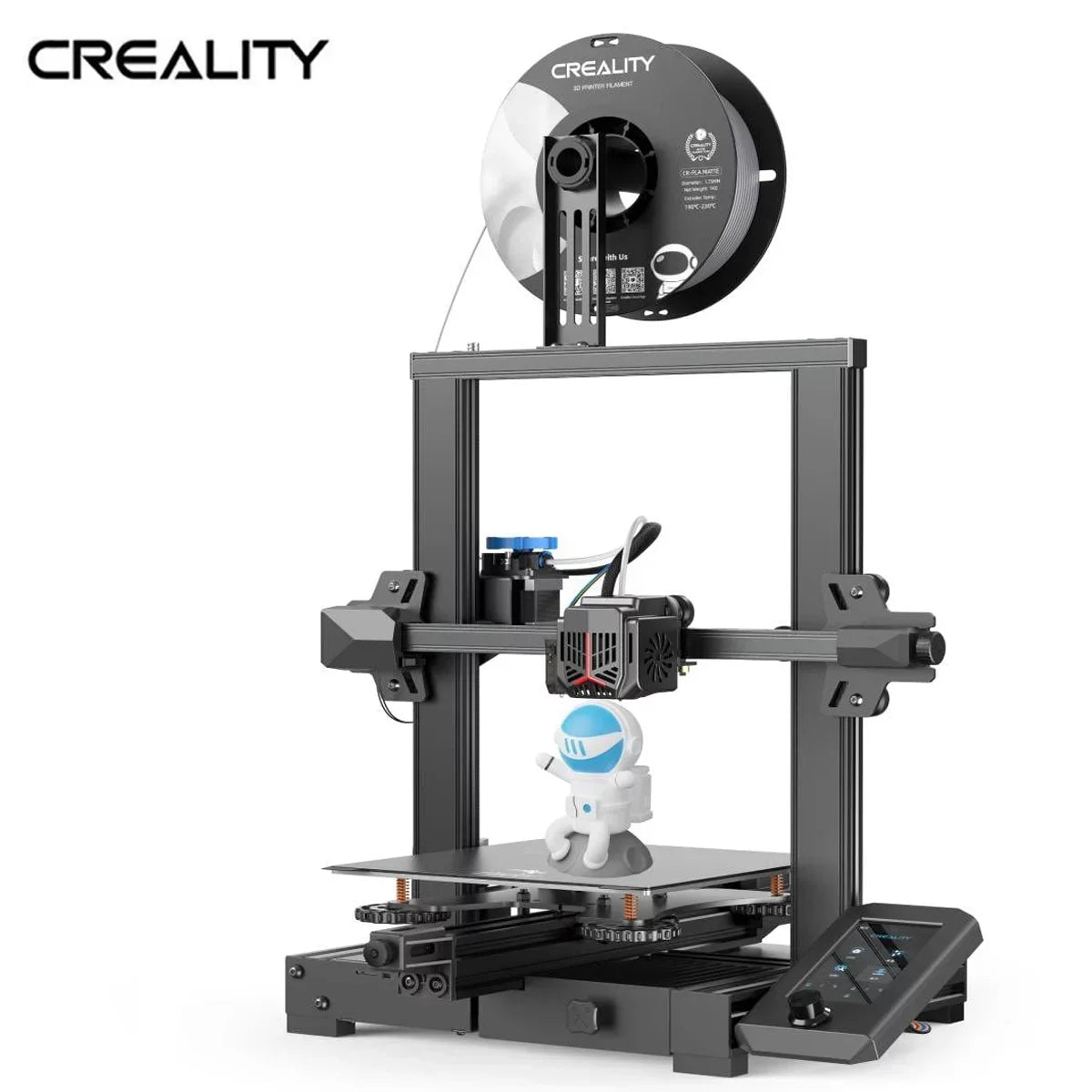 Platform, Printers, Steel Printer Full-Metal with 3D Auto-Leveling Pre-Installed Kit, Neo CR V2 Creality 3D Spring Extruder, Ender PC 220220250mm 3 Official 95% Touch