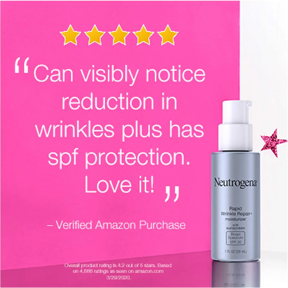 30, Repair Wrinkle oz "Neutrogena Moisturizer, 1 Rapid SPF (Pack of 2)"