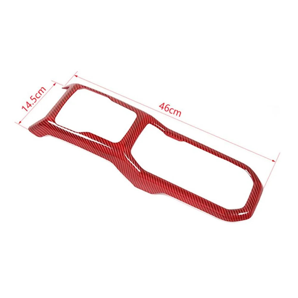 Jeep Panel Cup Gear For Trim Shift Teledu Wrangler Cover Red Parts Holder Carbon