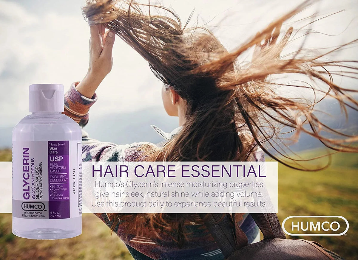 99.5% Humco Glycerin of Skin Protectant Each, 6oz Pack USP 4