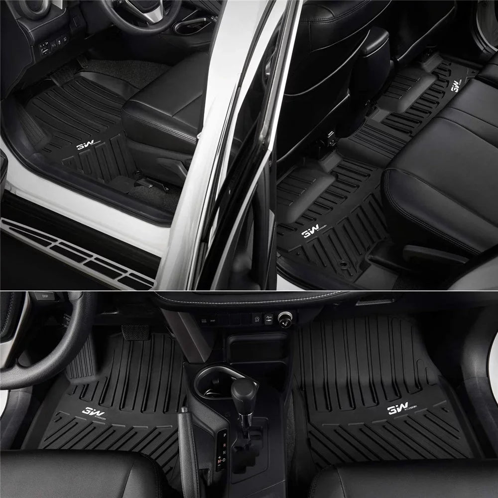 Logo Floor Jeep Unlimited 4-Door,Black Wrangler White Liner subwoofer with 3W - Weather &Trunk Mats&Cargo All JL Floor for JL mats Jeep Liners 2018-2021 Wrangler for